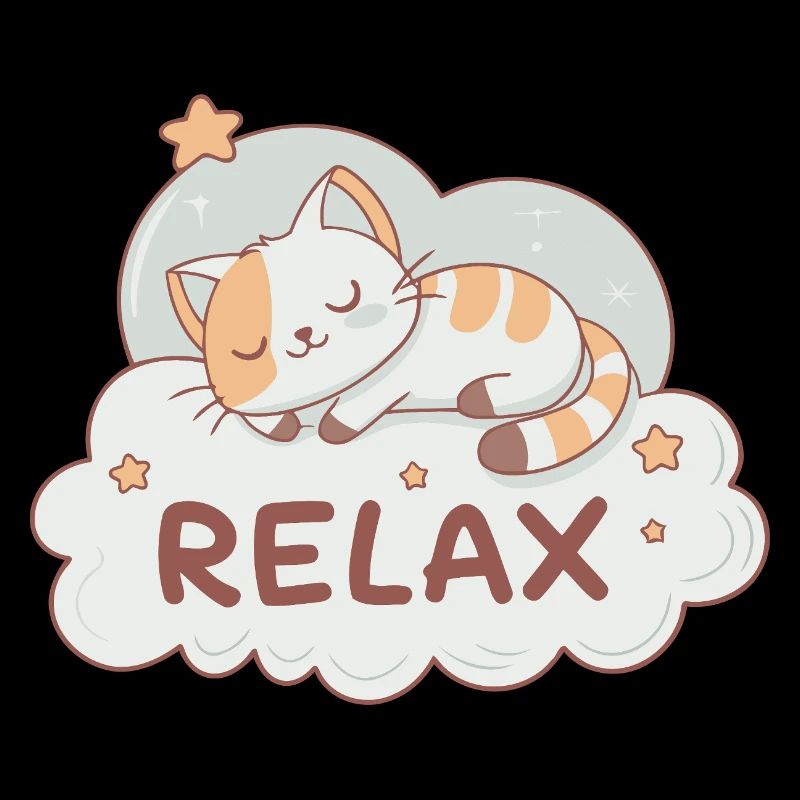 Dreamy kitten on pastel cloud