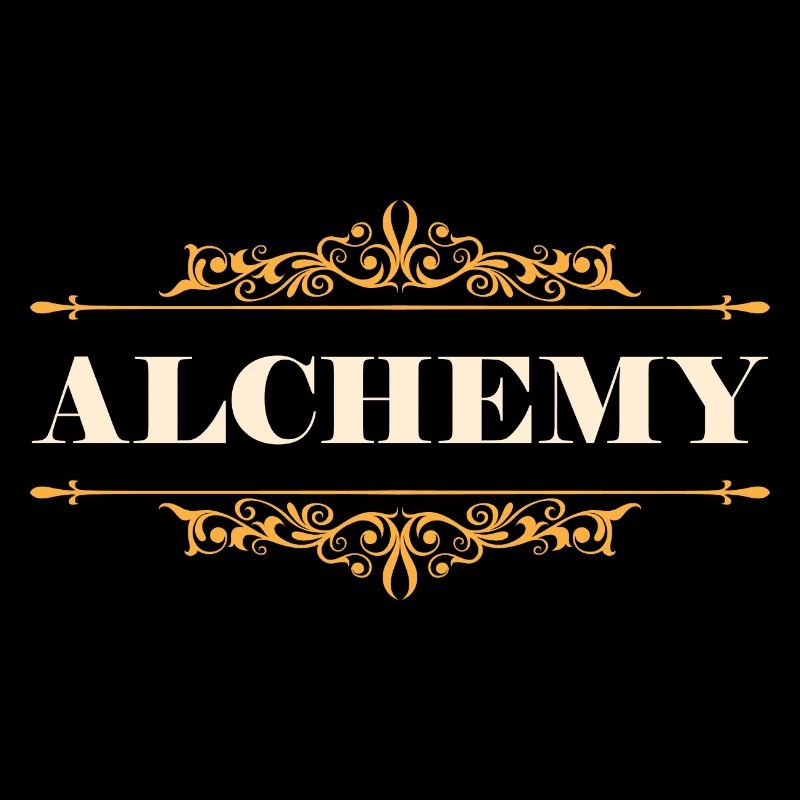 Alchemy lettering