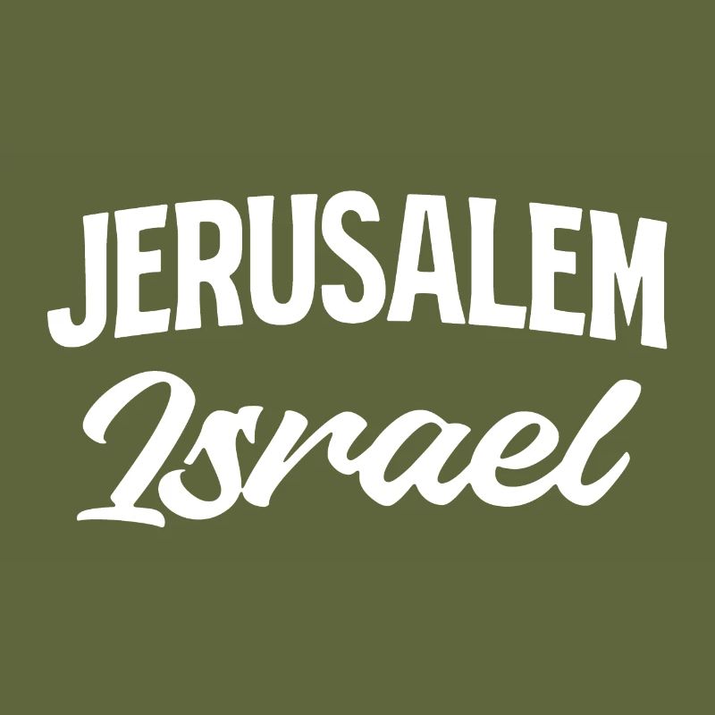 Jerusalem Israel Script Style