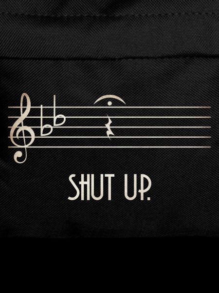 Silence through Notenauge shut up quotes