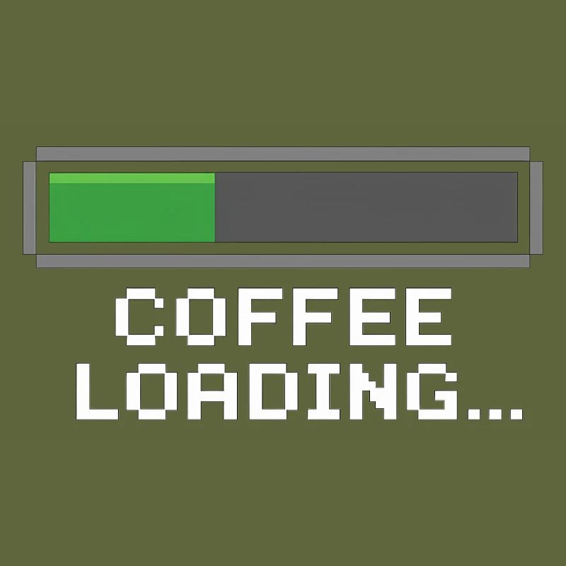 Kaffee Ladebalken Pixel