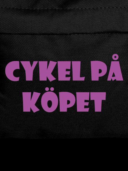 Bicycle in the Bargain – Text Design