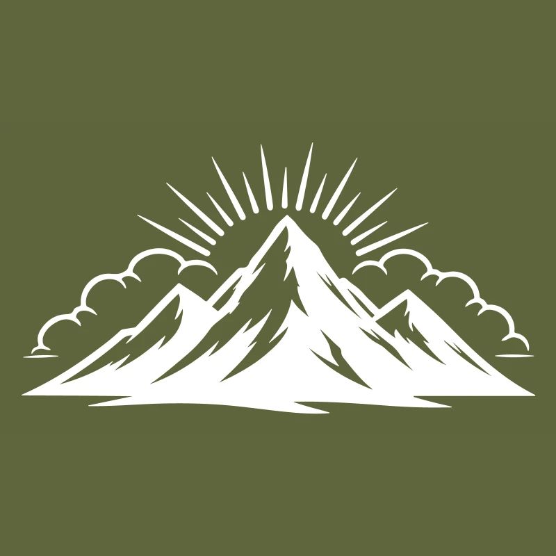 Mountains Clouds Peaks