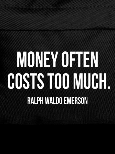 Money Costs Too Much Quote Tee