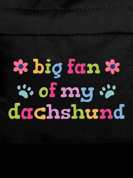 Big fan of my dachshund