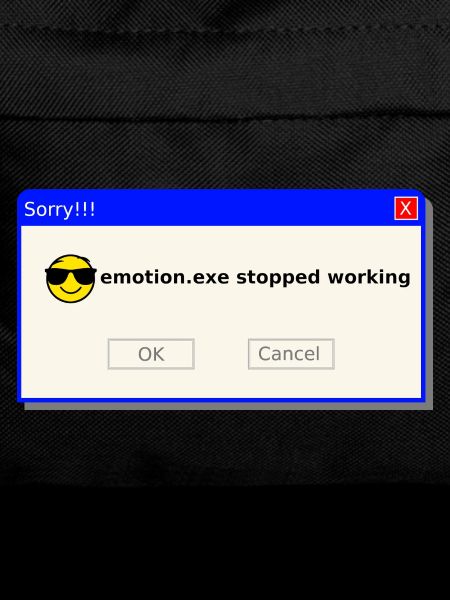 Emotion.exe Error – Dark Glitch Streetwear