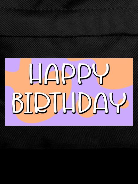 Joyeux anniversaire - Violet