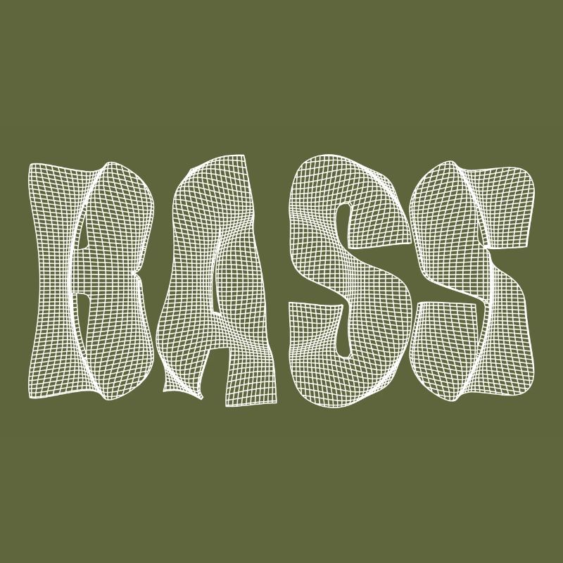 Texte de basse blanc