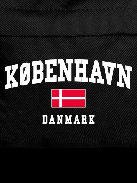 Denmark flag with bold arch