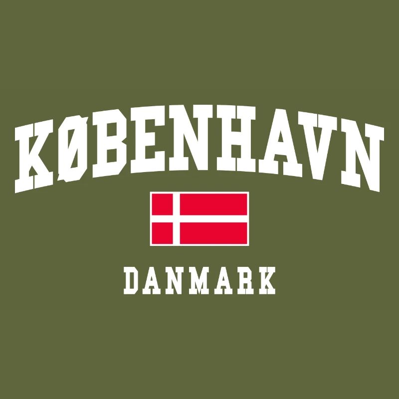 Drapeau du Danemark avec une arche en gras