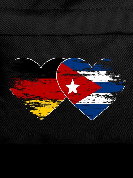 Germany Cuba flag used heart