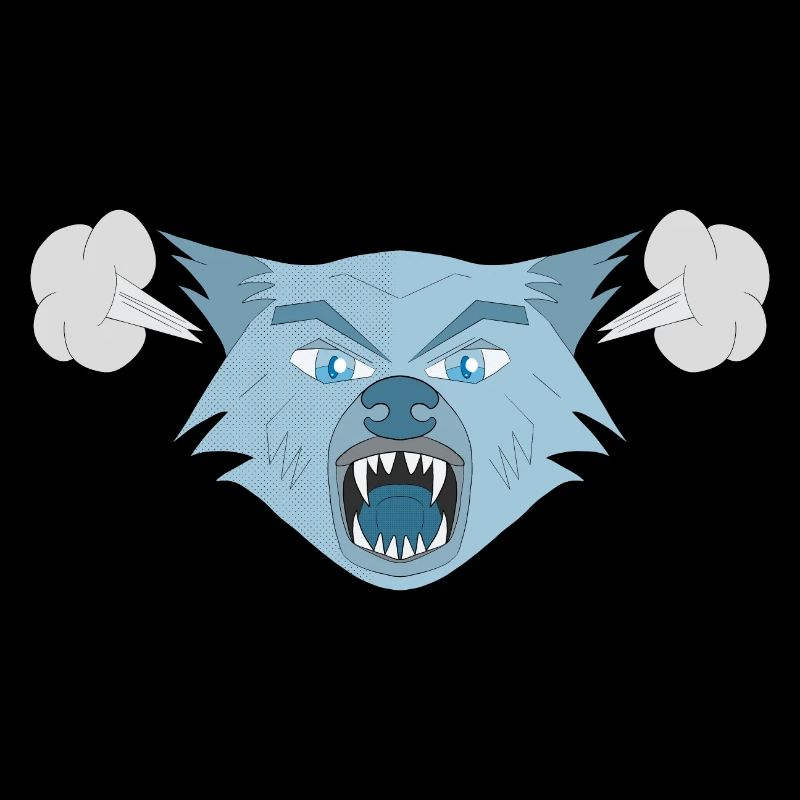 Wütender Wolf