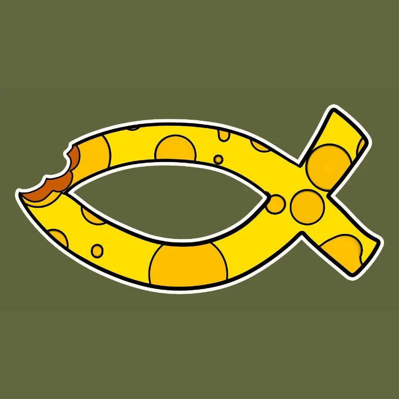 Fisch Symbol Käse