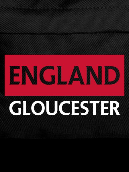 England Gloucester City Silhouette Design