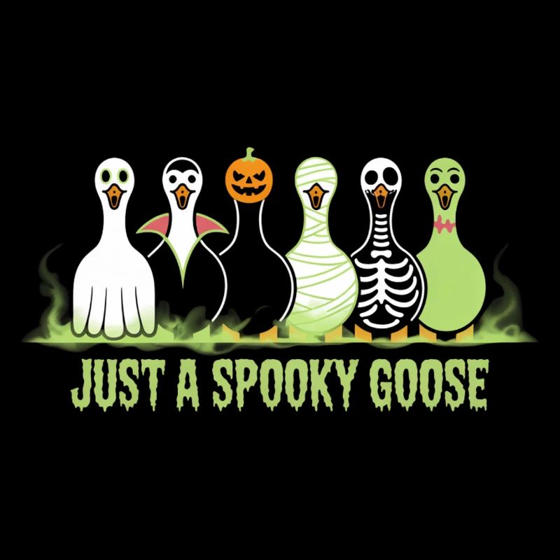 Just A Spooky Goose Halloween Vibes