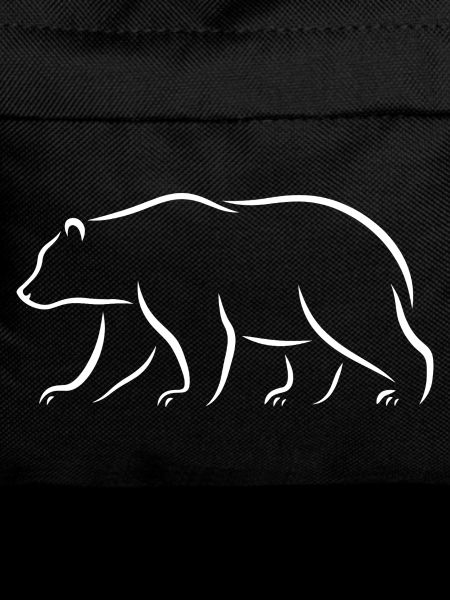 Bear Silhouette Minimal – Powerful Wild Animal
