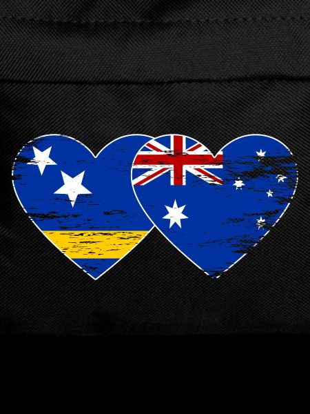 Curacao_Australien_Flagge_Herz_used