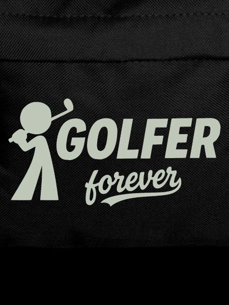 Silhouette du golfeur éternel