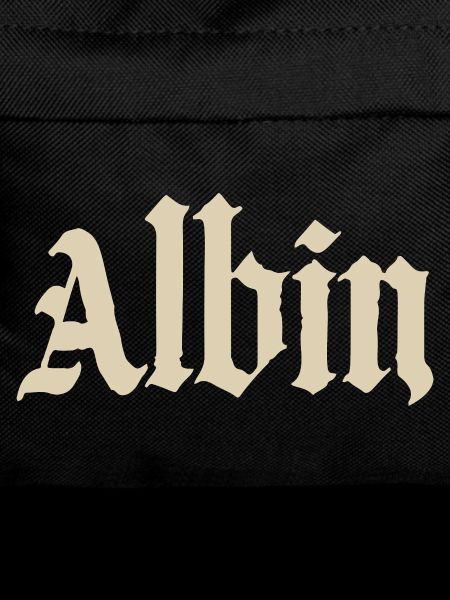 Abhin en écriture gothique