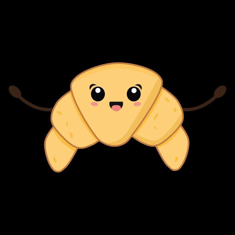 Croissant Kawaii