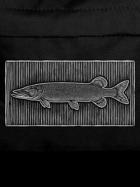 Pike Line-Art – Noble Angler & Fischer Design