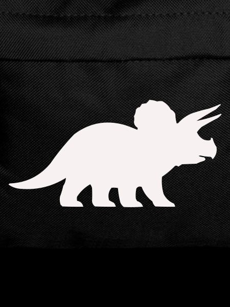 Triceratops Silhouette – Minimal Dino