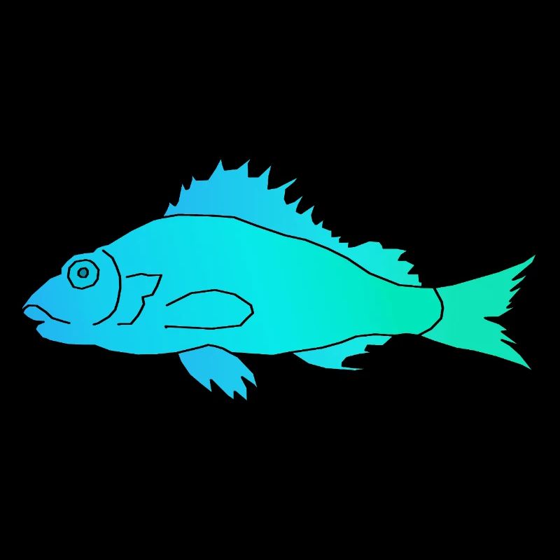 Fisch mit Zackenflosse