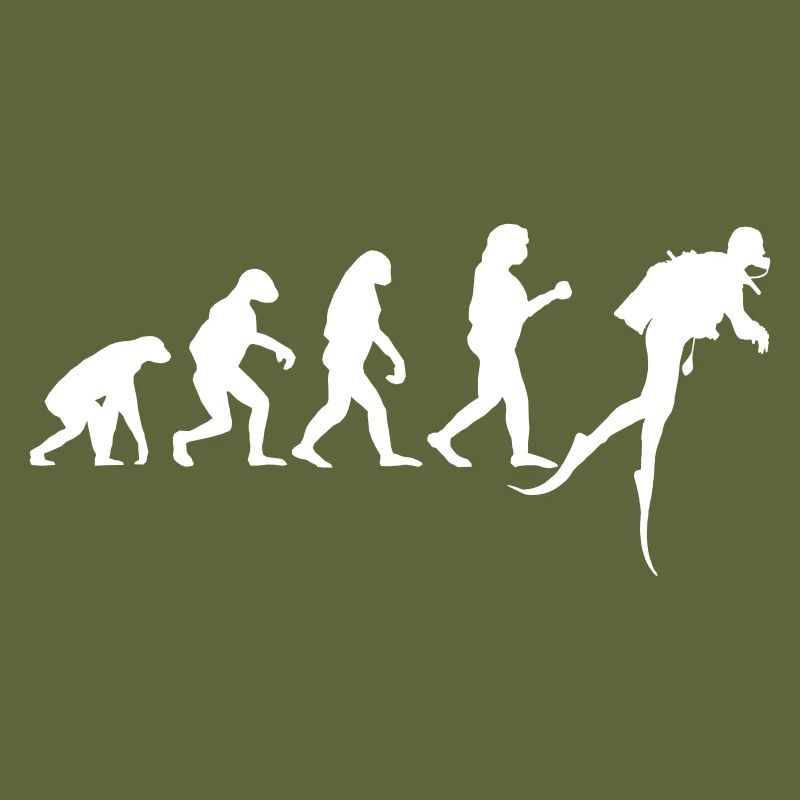 Plongée Evolution Plongeur Plongée Eau Drôle