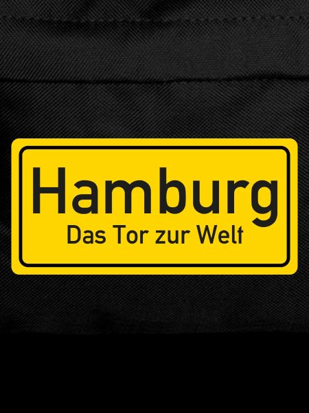 Hamburg place name sign Germany