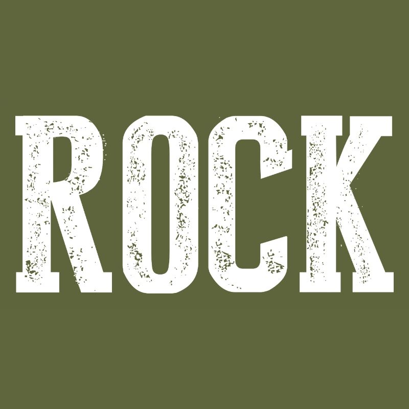 Conception typographique vintage rock and roll