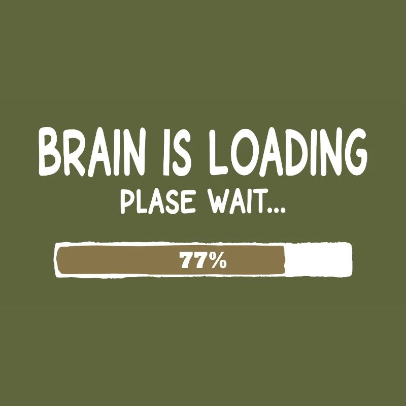 Loading the Brain – Loading Bar Humor