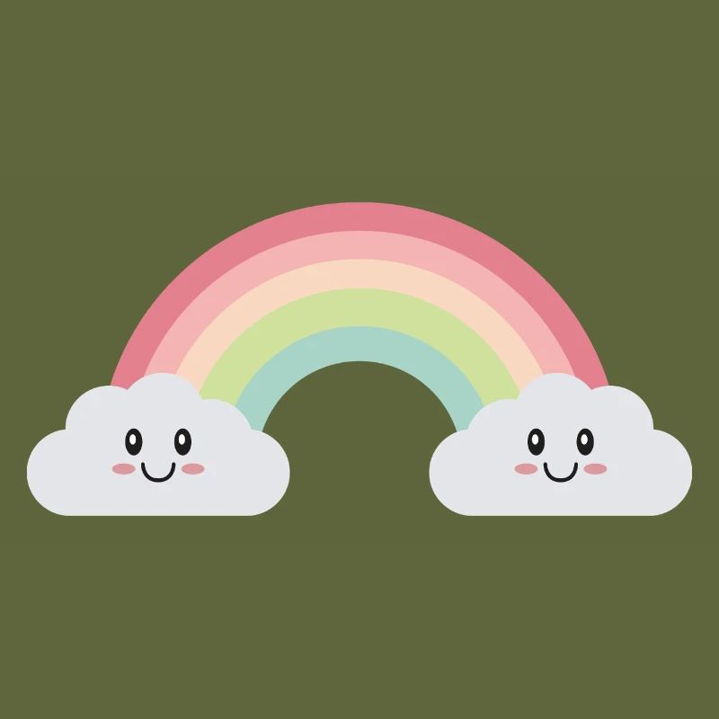 Regenbogenwolken