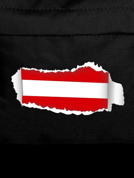 Drapeau autrichien fissuré