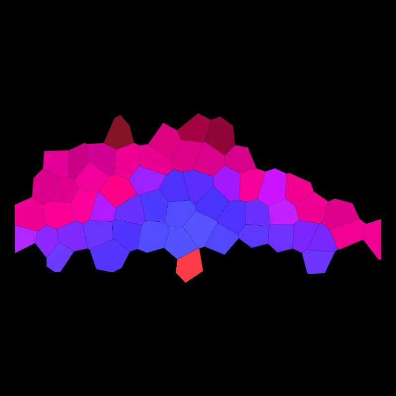 Berry Neon Horizon