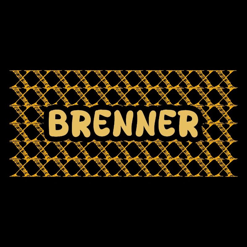 Brenner Gelb Netz Muster