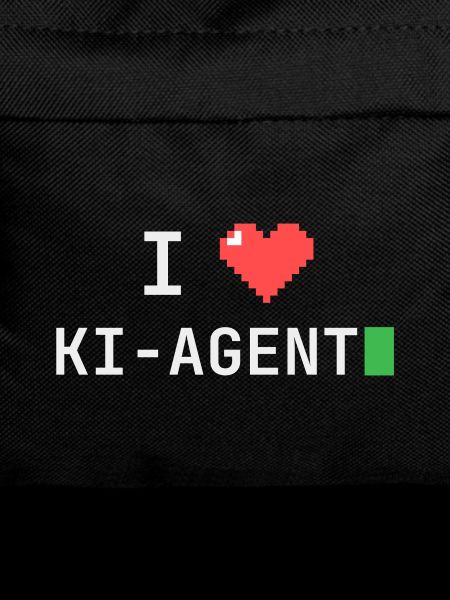 I ♥ KI-Agent – Terminal Pixelherz