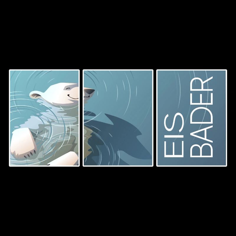 ice bather winter bather cold winter swimmer polar bear