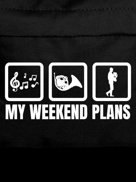 My plans for the weekend