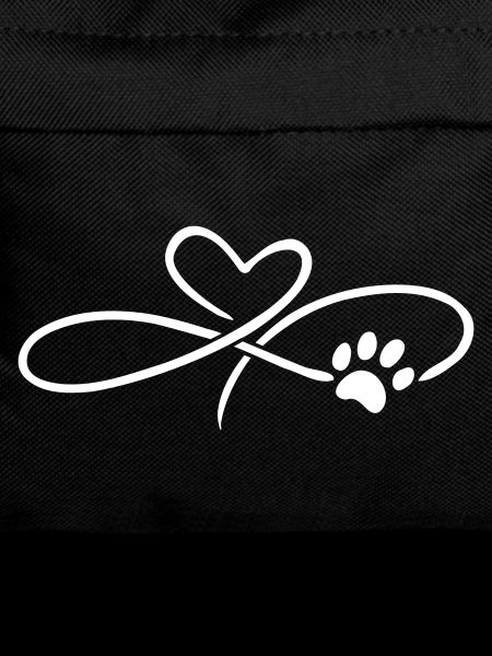 Infinity Heart with Paw Cat Dog