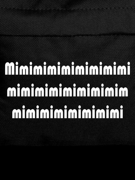 Mimi Typografie Muster Pattern