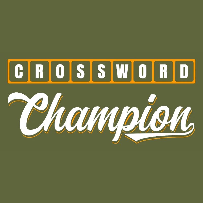 Conception typographique de Champion des mots croisés