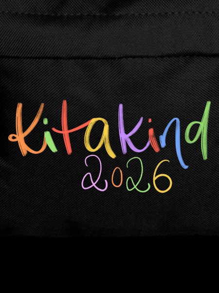 Kitakind 2026 Rainbow Typography