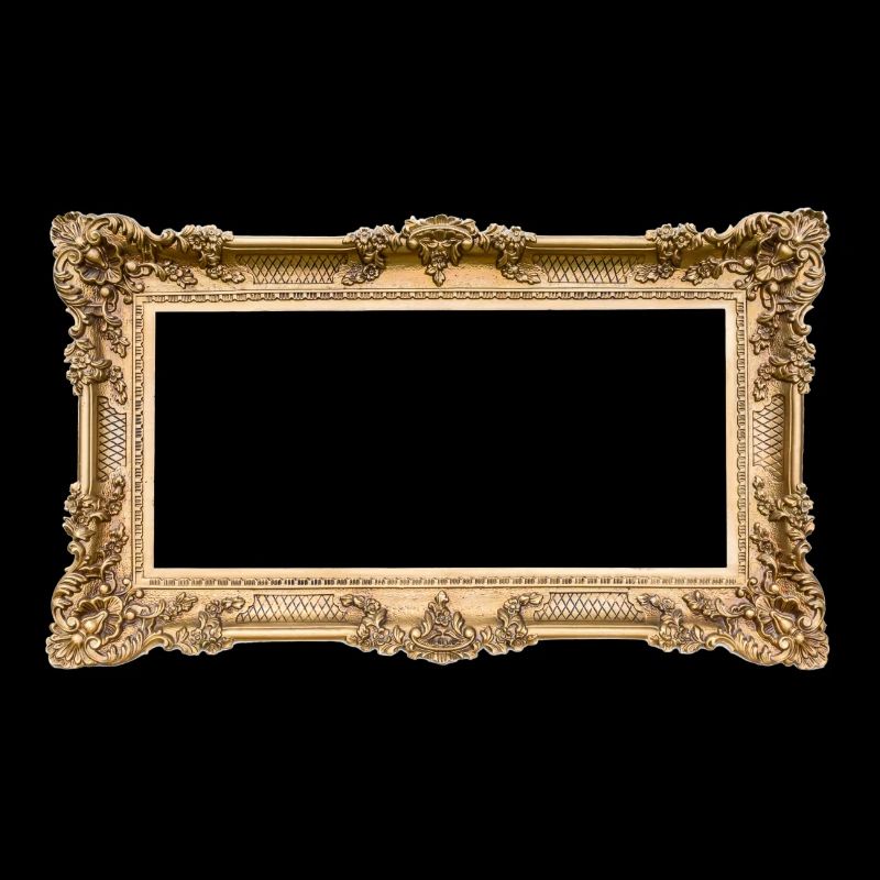 Golden frame