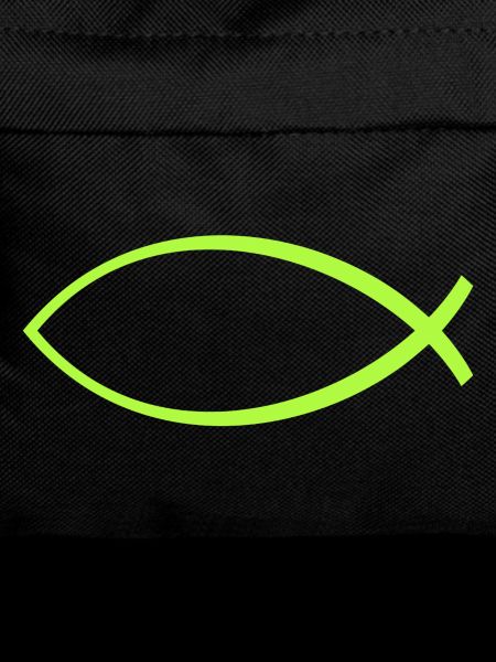 Ichtus poisson pomme vert
