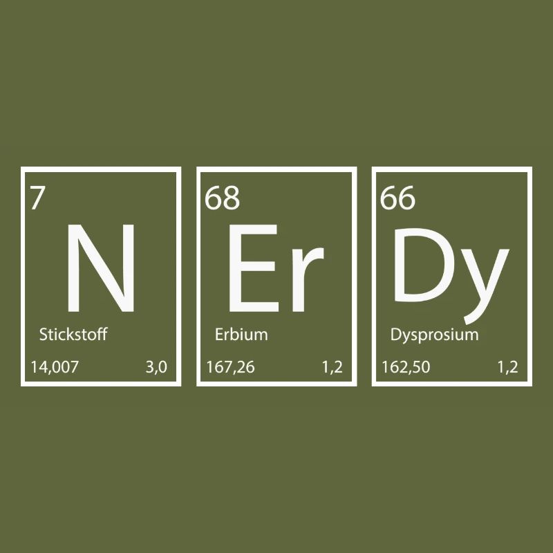 Nerdy Nerd Sayings Elements