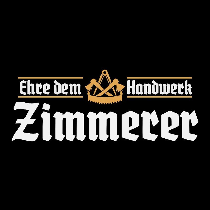 Zimmerer Handwerk Zimmermann Zunftzeichen