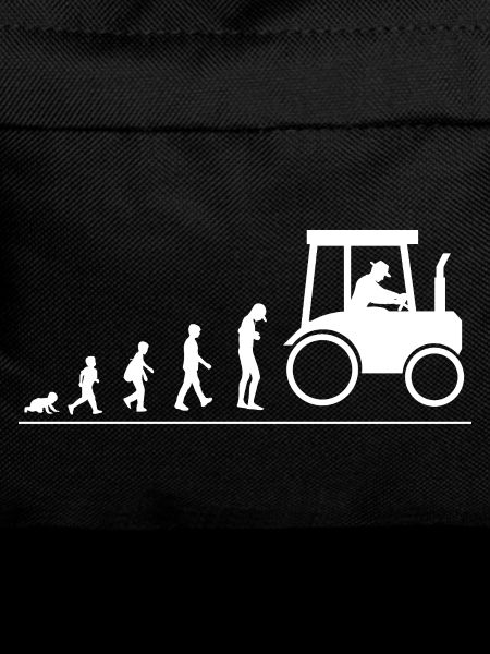 Evolution from baby to farmer, farmer