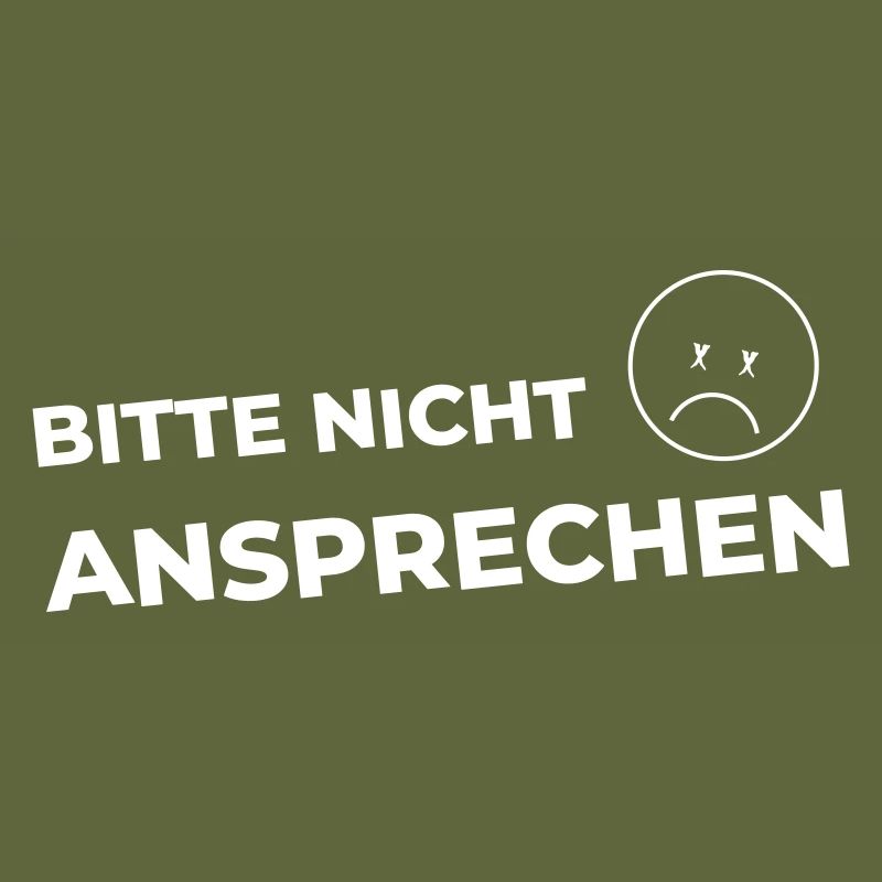 Bitte nicht ansprechen