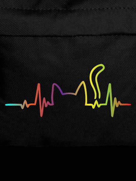 Rainbow Heartbeat Dog