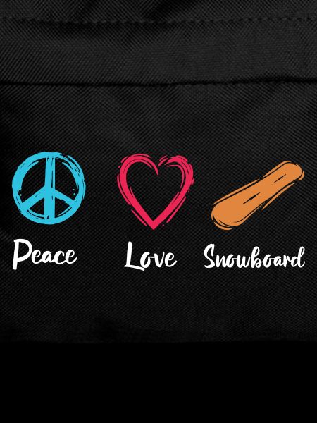 Frieden Liebe Snowboard